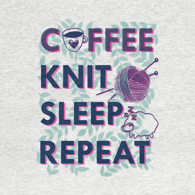 Coffee knit sleep repeat by papillon